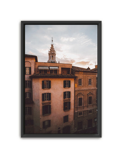 Italian Sunset Over Terracotta Rooftops