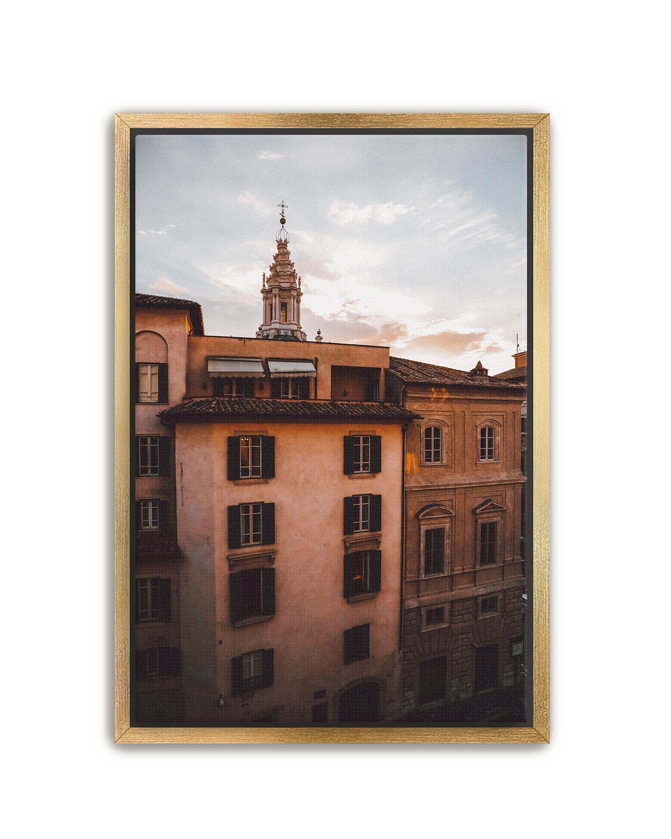 Italian Sunset Over Terracotta Rooftops