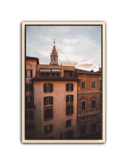 Italian Sunset Over Terracotta Rooftops